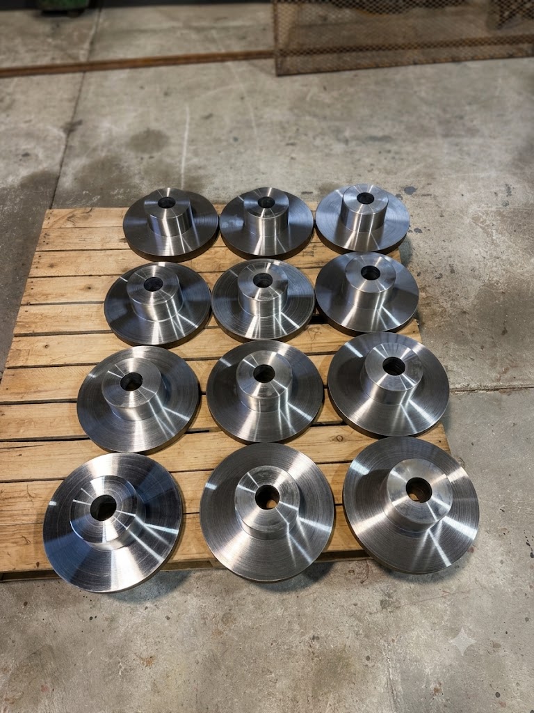 Machined Attritioner Couplings made with EN8 black material